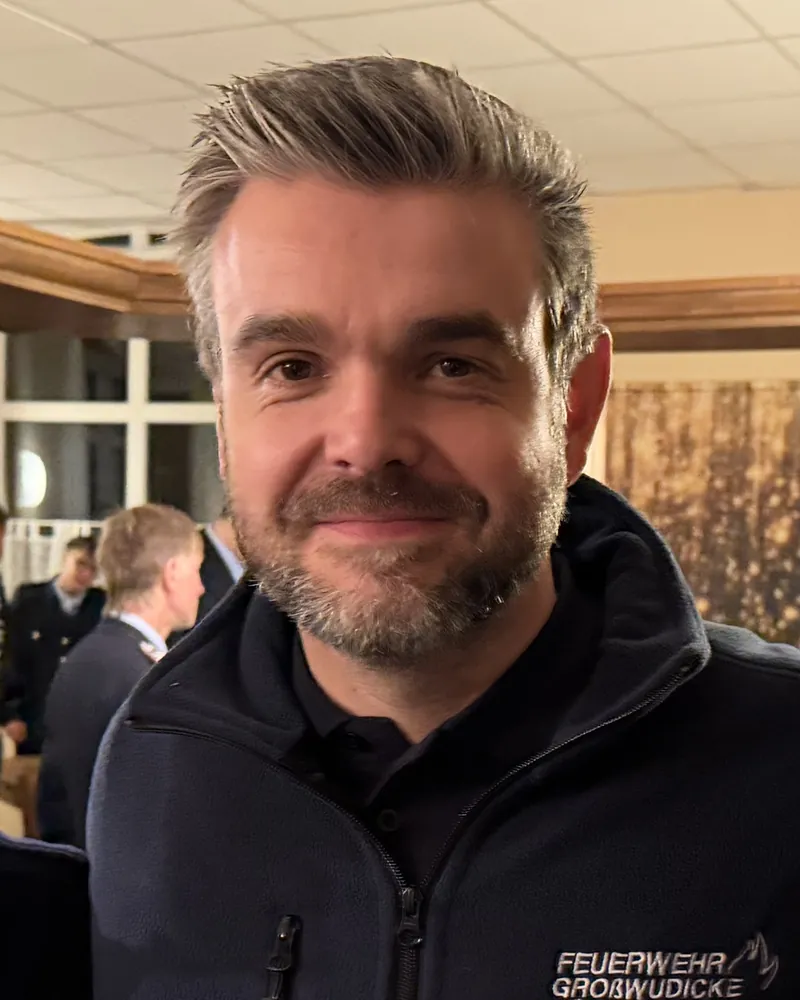 Jan Lierse, 1. Vorsitzender des Fördervereins der Feuerwehr Großwudicke